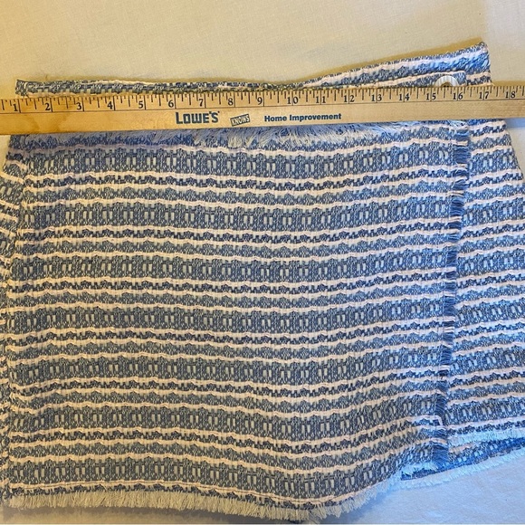 House of Harlow 1960 Tweed Top and Skort Set in Light Blue/Cream/Pink Size 12 - Picture 13 of 16